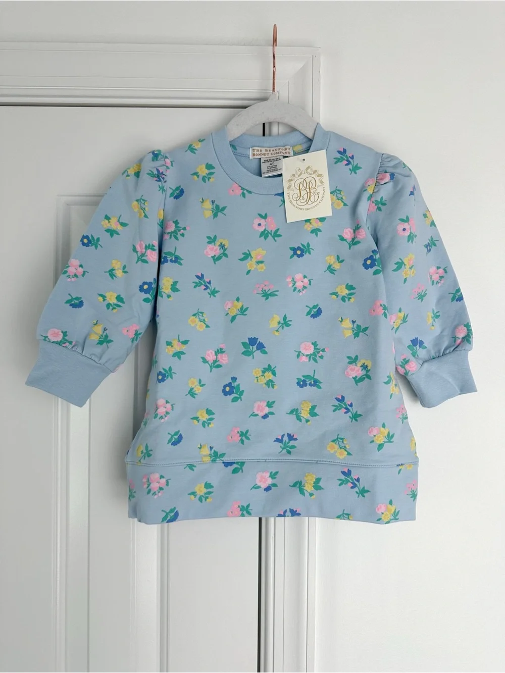 The Beaufort Bonnet Company floral 2 pc set size 4 NWT